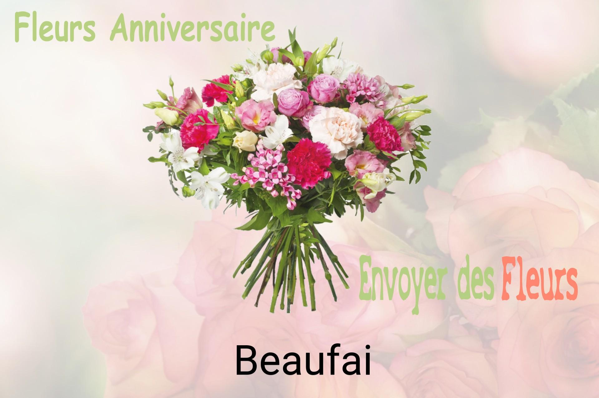 Bouquet de fleurs d’anniversaire livré à Beaufai